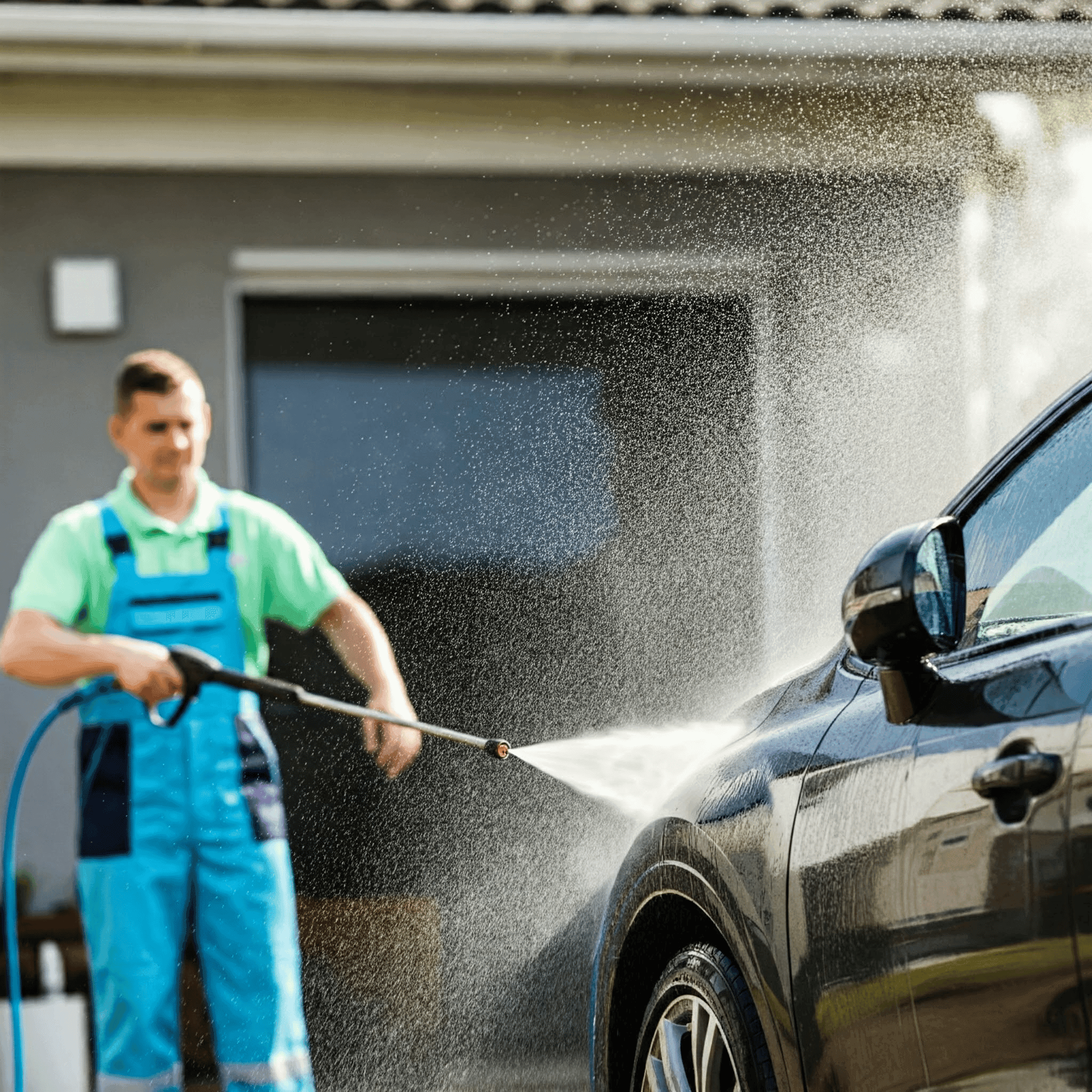 Exterior Dry Wash & Interior Vacuuming